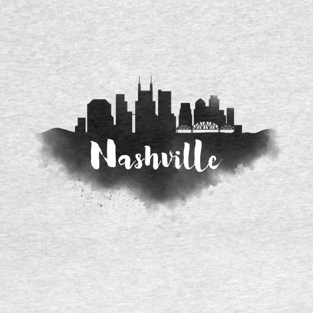 Nashville watercolor by kursatunsal